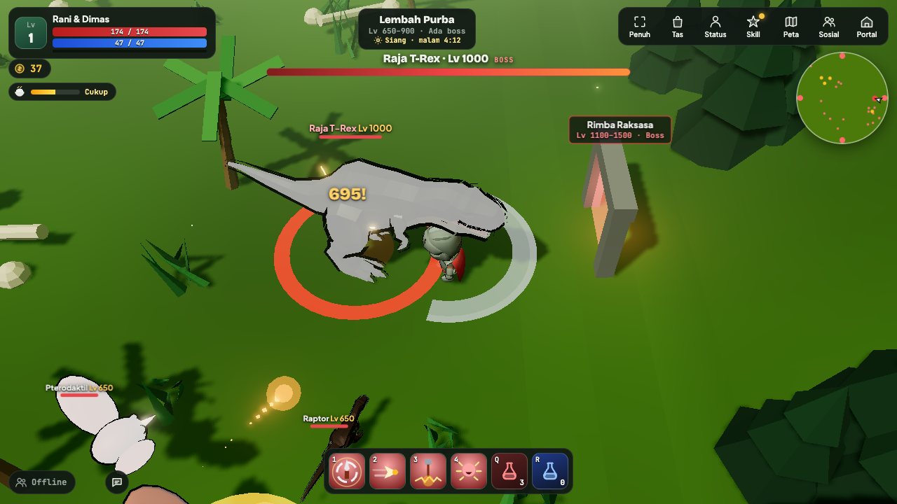 Melawan Raja T-Rex di Lembah Purba